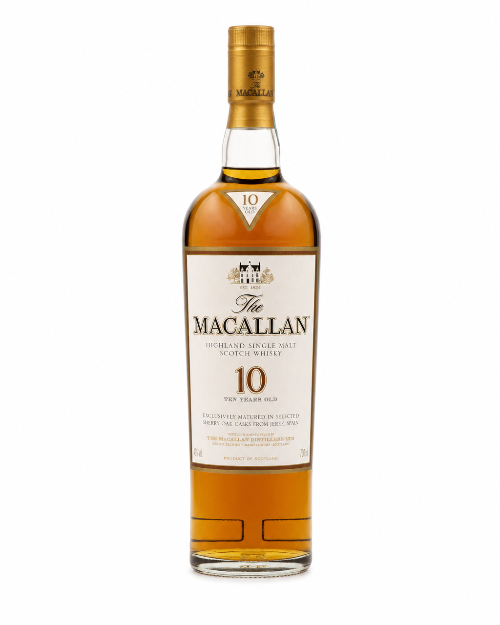 Macallan 10 Years Old / Sherry Oak bottle