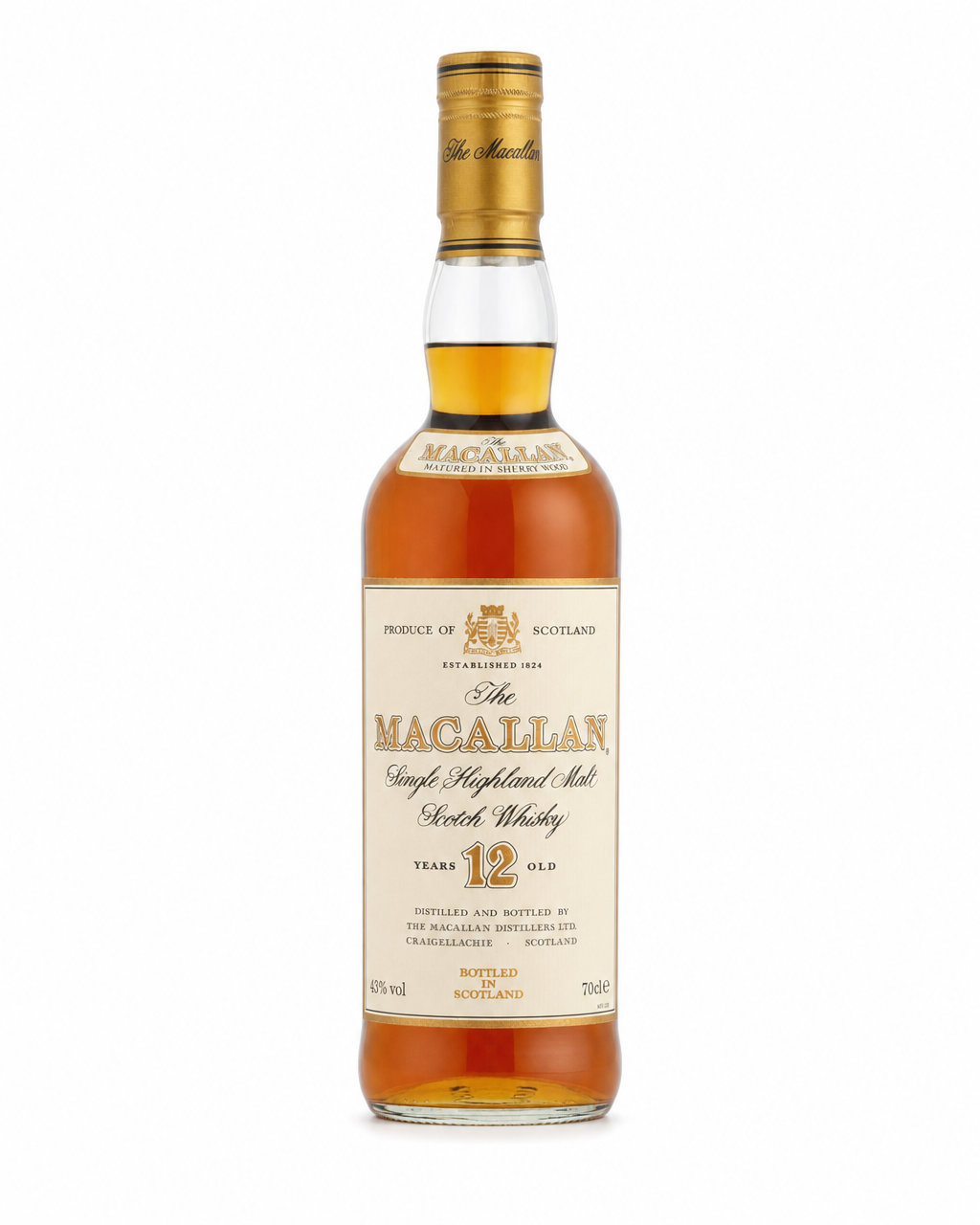 Macallan 12 Year Old bottle
