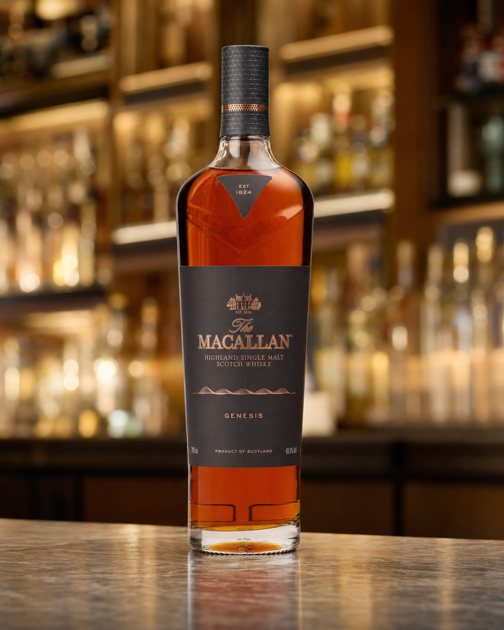 Macallan Genesis / 2018 Release bottle, alternate view