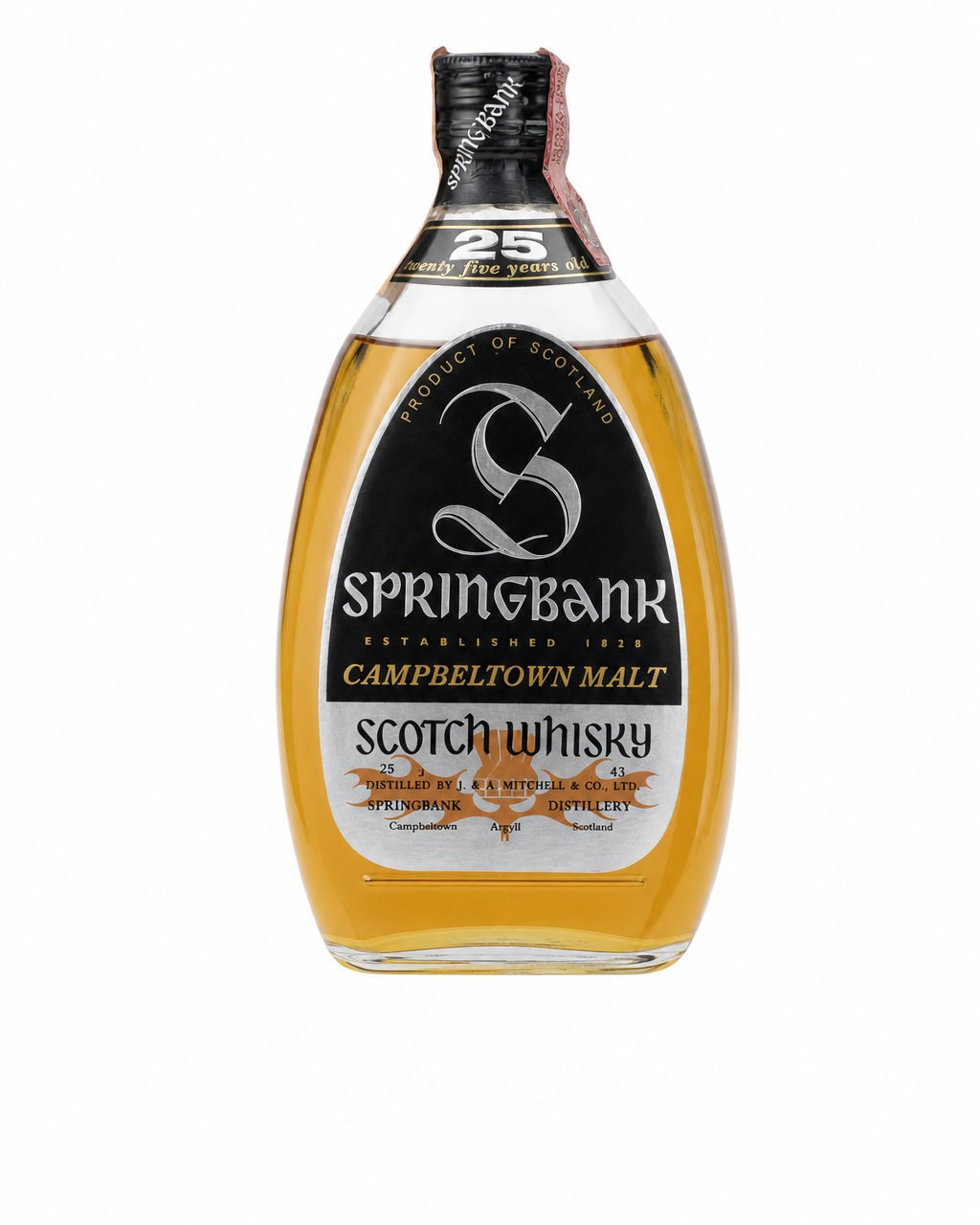 Springbank 25 Year Old bottle